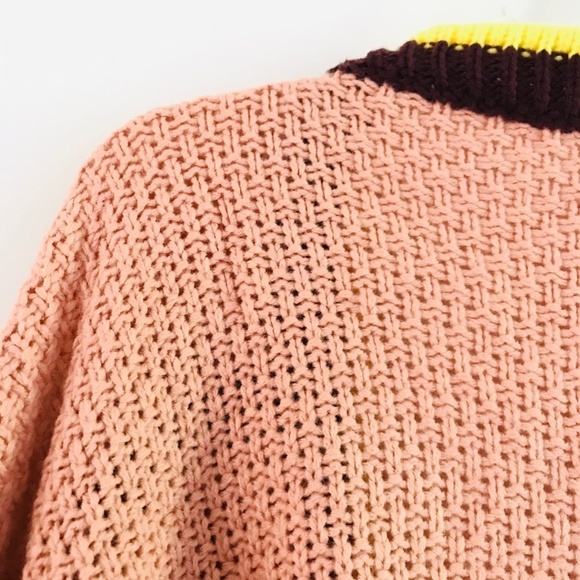 Umgee | Knit Oversized Loose Sweater Draped Open Front Cardigan Preppy - Picture 11 of 11